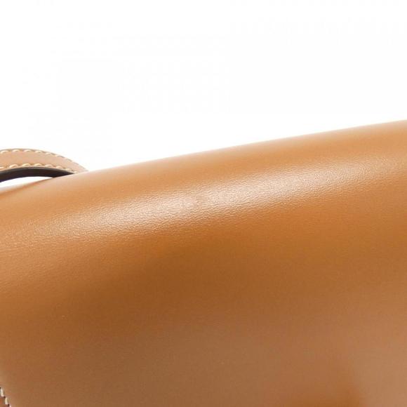 CELINE Mini Besace Cuir Triomphe Shoulder Bag Black Calfskin Leather - Picture 4 of 8